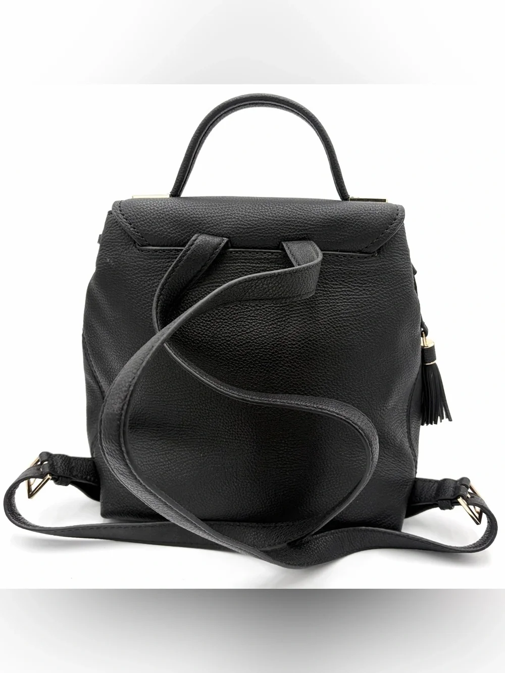 Kate Spade Kingston Drive Simona Black Pebbled Leather Backpack